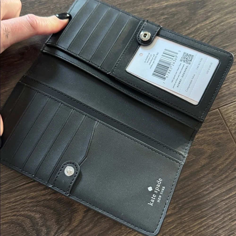 Kate Spade Staci Colorblock Large Slim Wallet - Picture 8 of 10